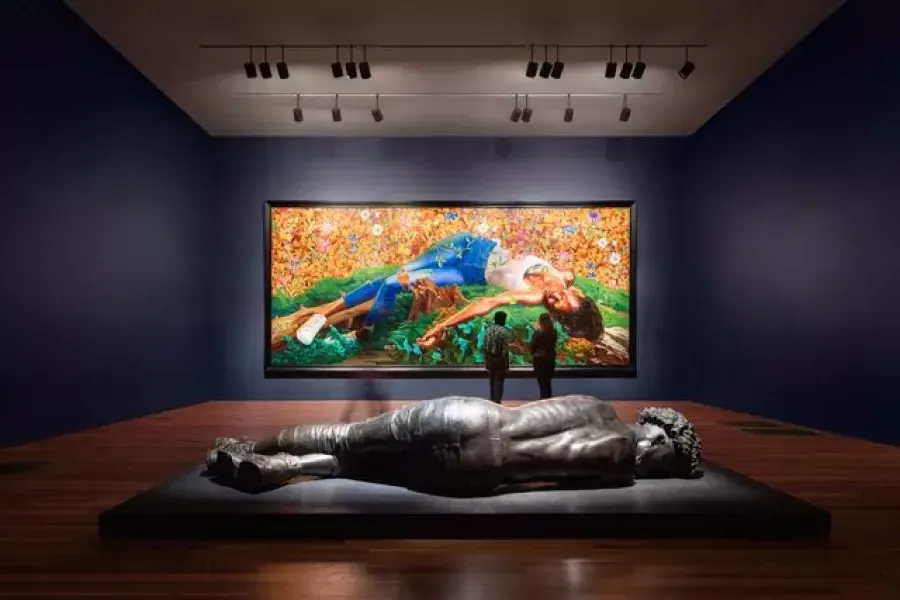 Parte da exposição Kehinde Wiley de deYoung.